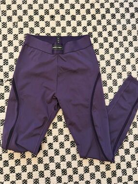 Savage X Fenty Purple High-Waist Active Leggings